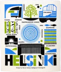 Disktrasa med tryck från Helsingfors